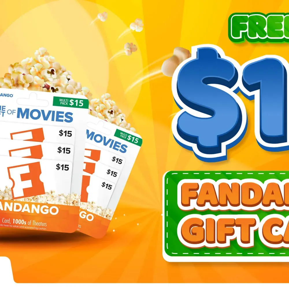 Free $15 Fandango Gift Card From Verizon