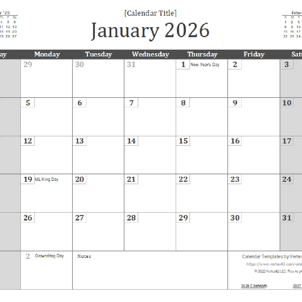 Free 2026 Ridiculously Amazing Wall Calendar From Positive Promotions