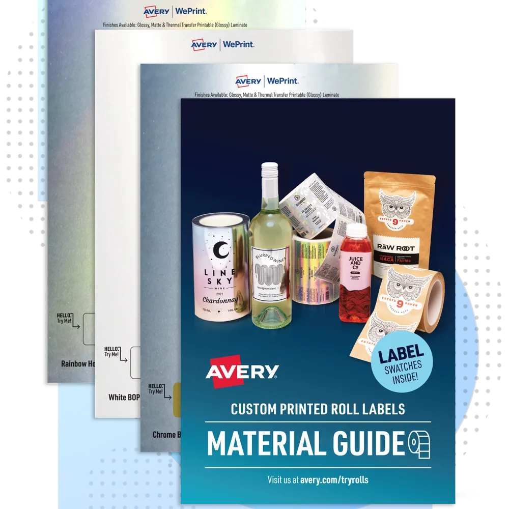 Free Avery Weprint Sample Pack
