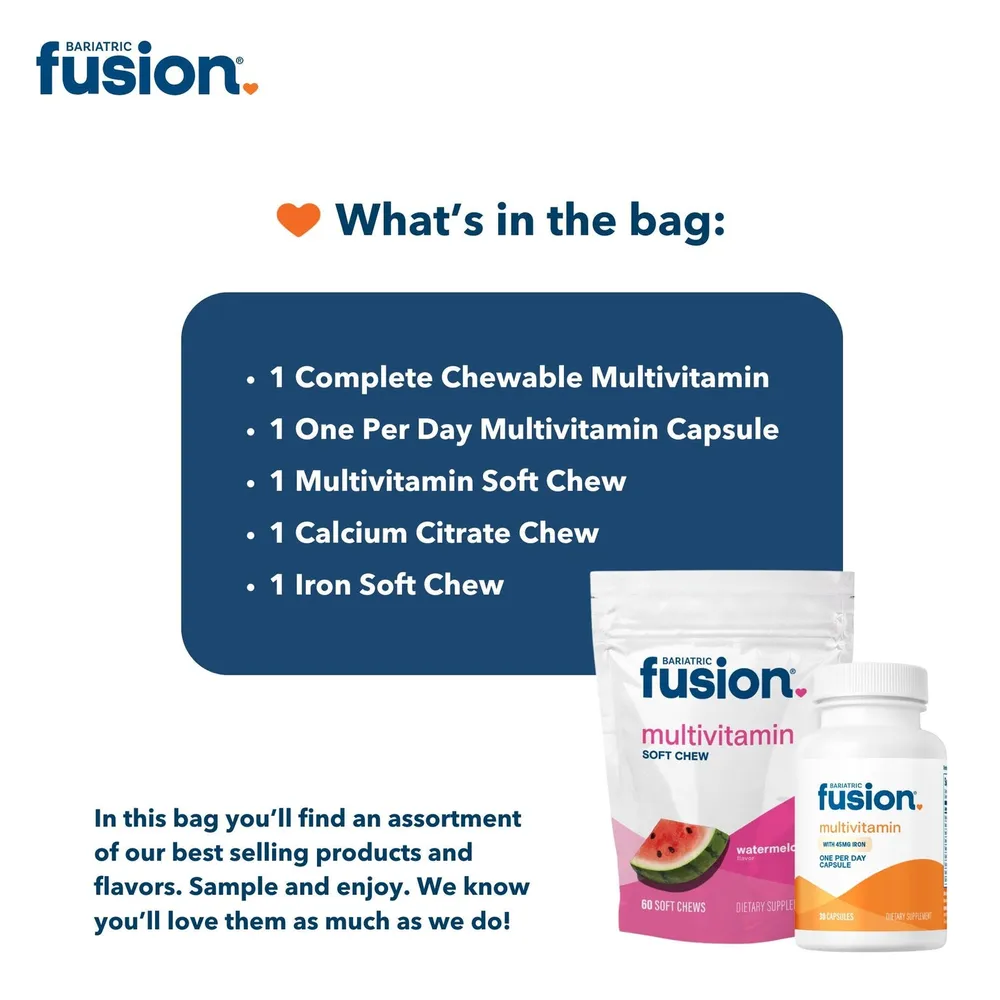 Free Bariatric Fusion Complete Vitamins Sample Pack