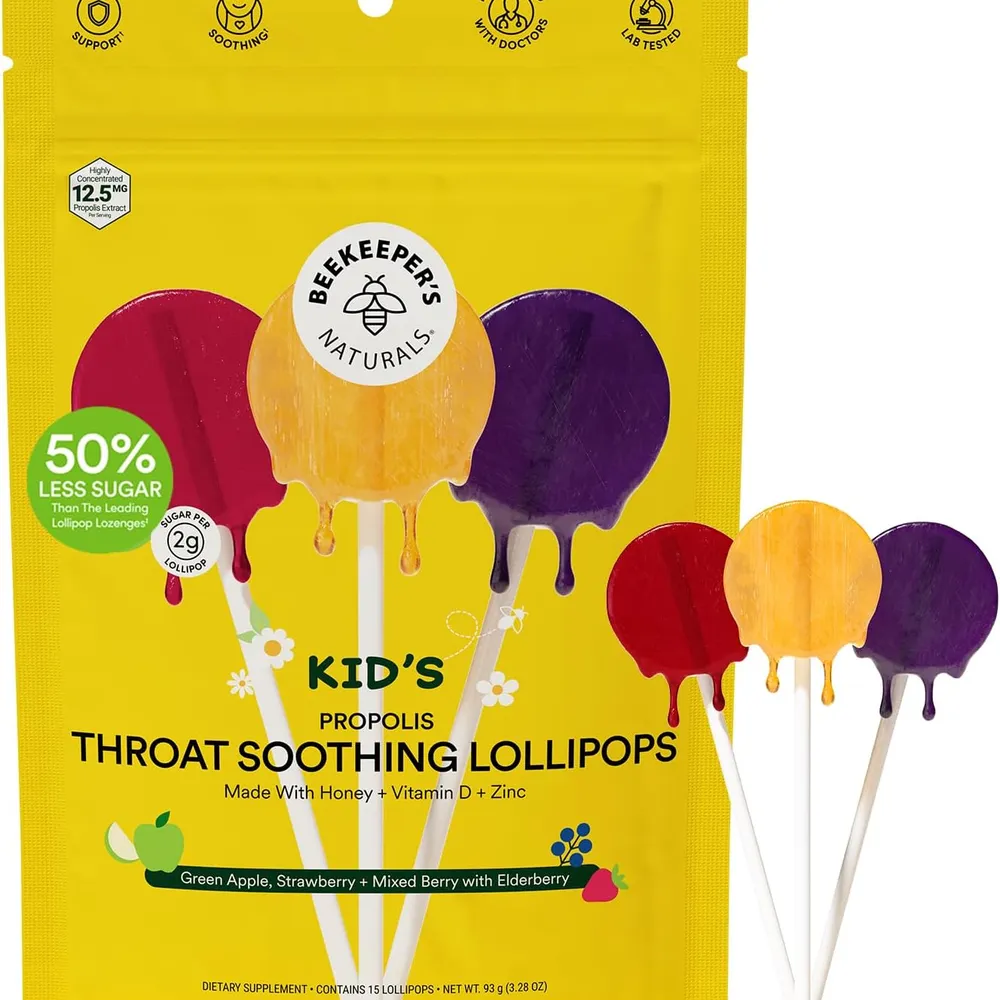 Free Beekeepers Naturals Kids Throat Soothing Pops From Social Nature