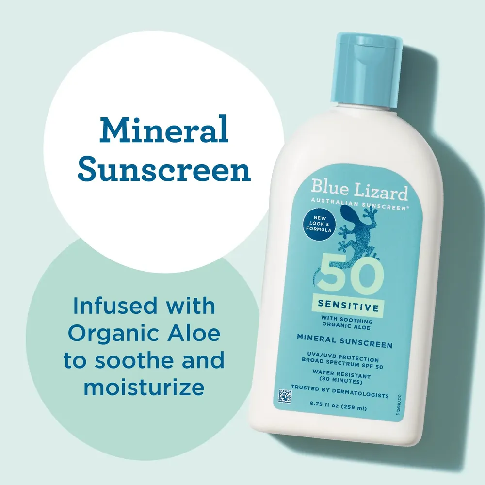 Free Blue Lizard Sensitive Mineral Sunscreen Lotion