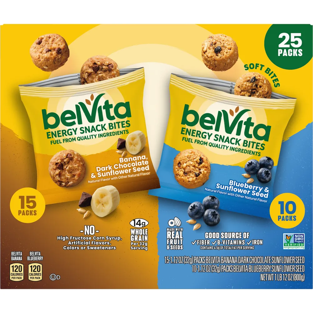 Free Blueberry Belvita Energy Bites