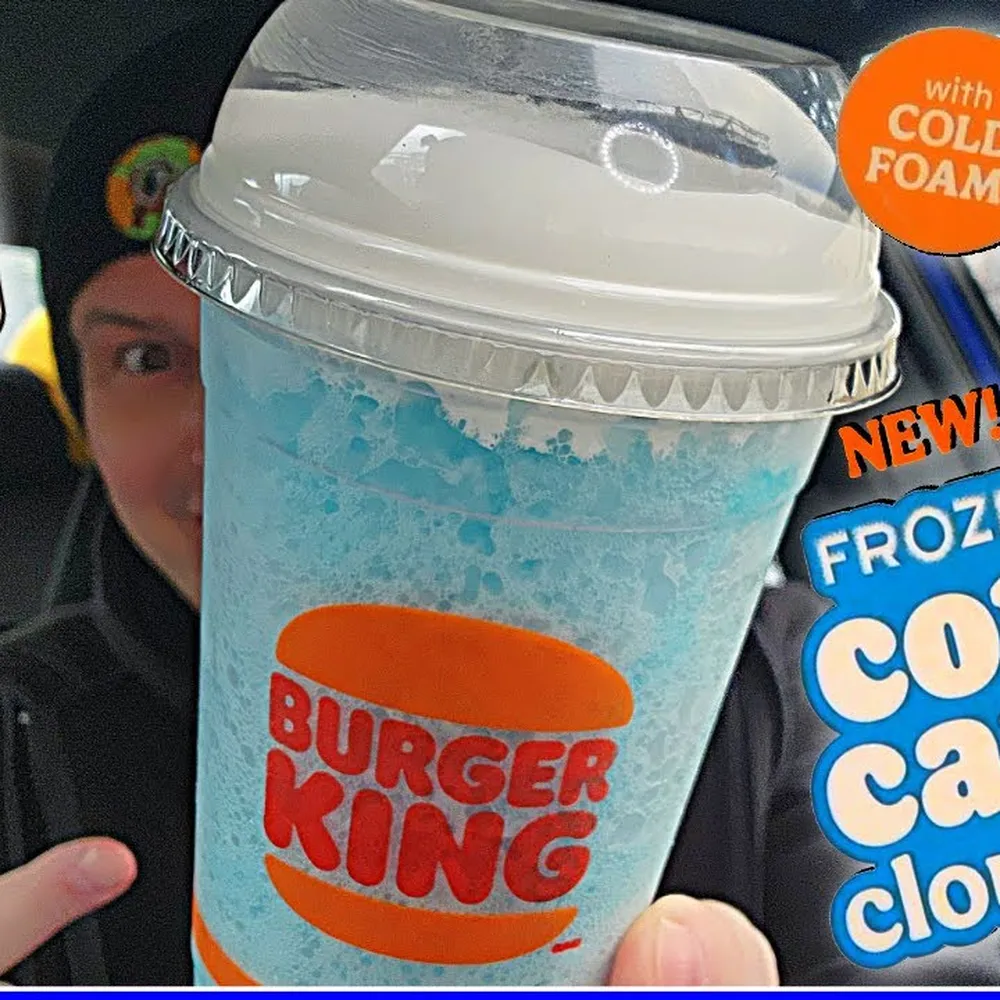 Free Burger King Small Frozen Cotton Candy Cloud