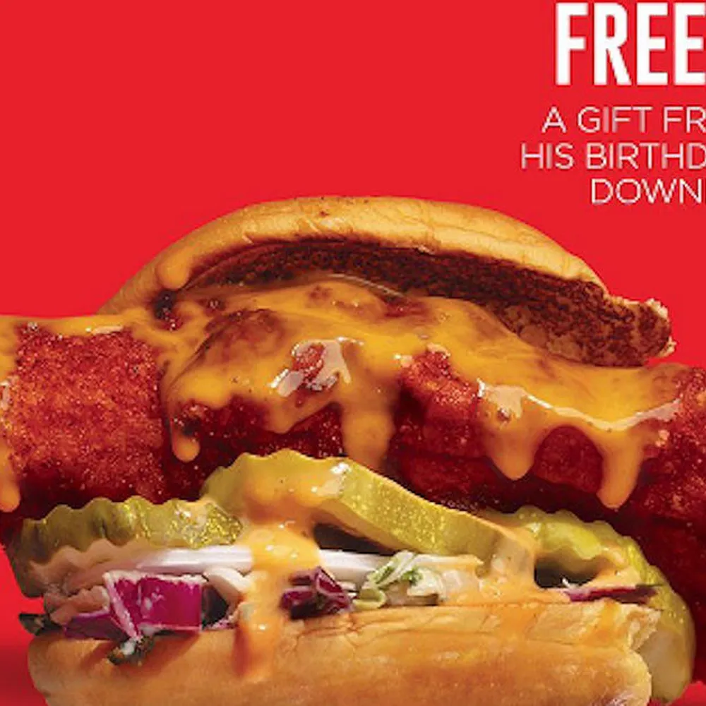 Free Daves Hot Chicken Slider