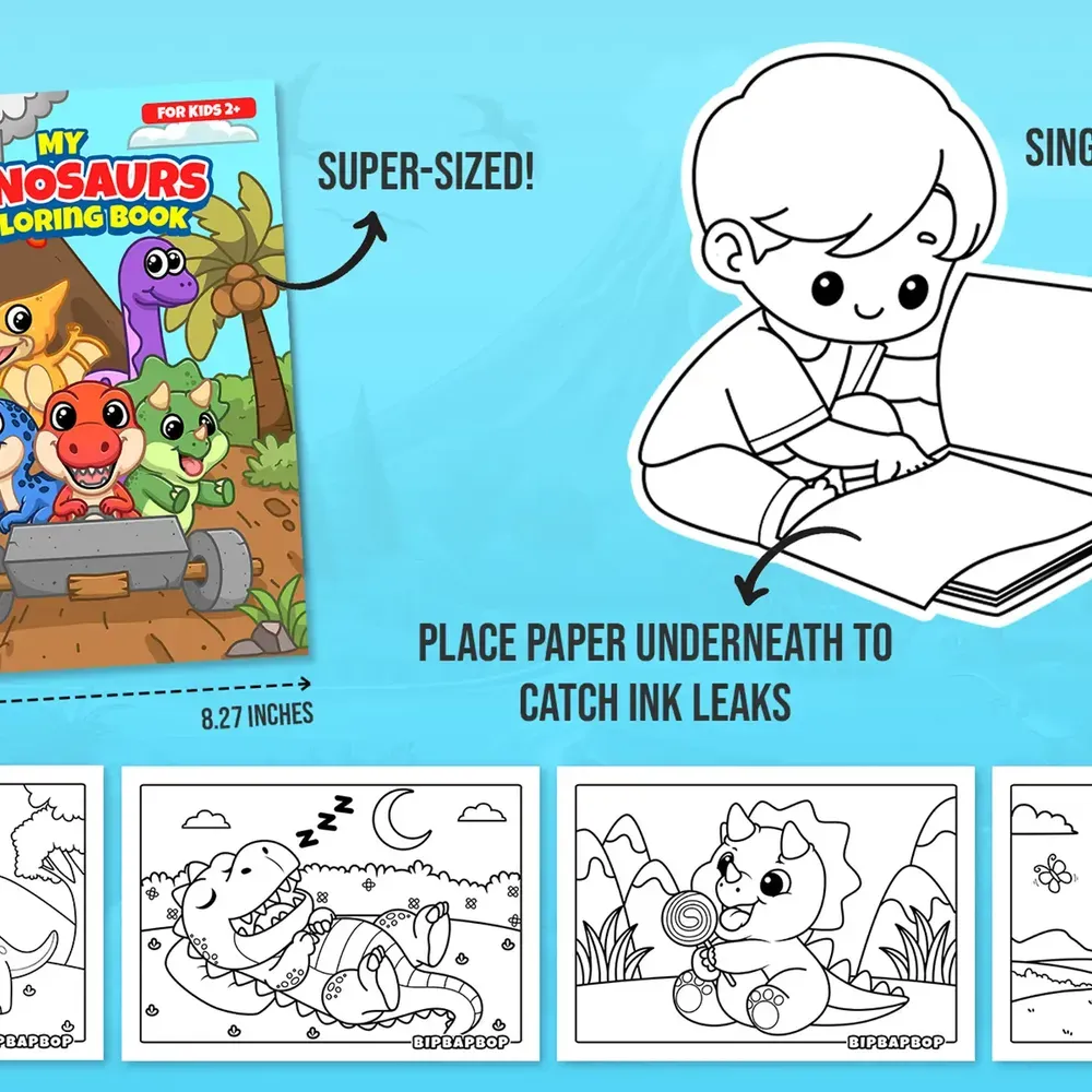 Free Dinosaur Coloring Pages From Colorgen Pro