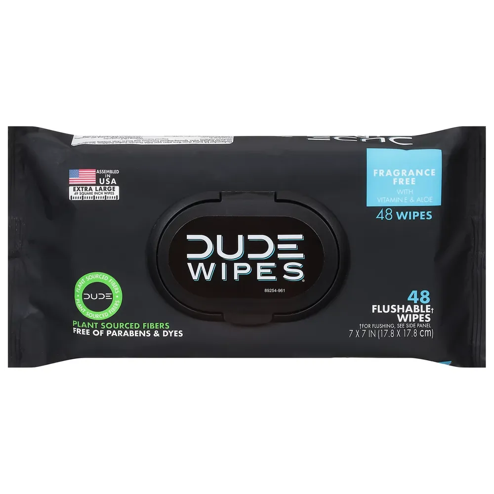 Free DUDE Wipes Fragrance Free Sample From Sams Club