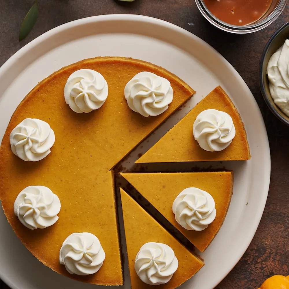 Free Edible Pumpkin Cheesecake