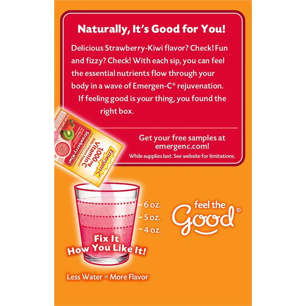 Free Emergen-c Vitamin C Drink Mix, Werthers Original Harvest Mix, And More From Freeosk