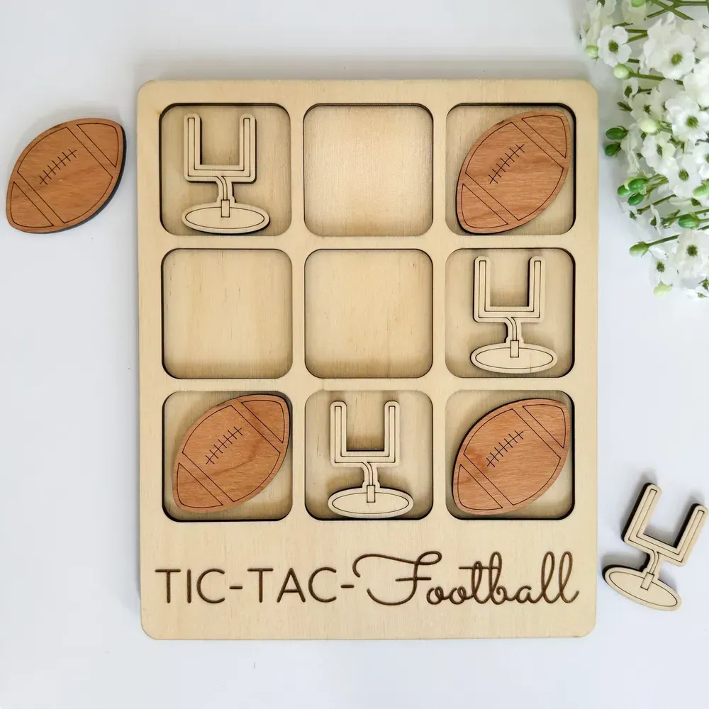 Free Football Tic-tac-toe Board Craft Activity From Jcpenney Kids Club