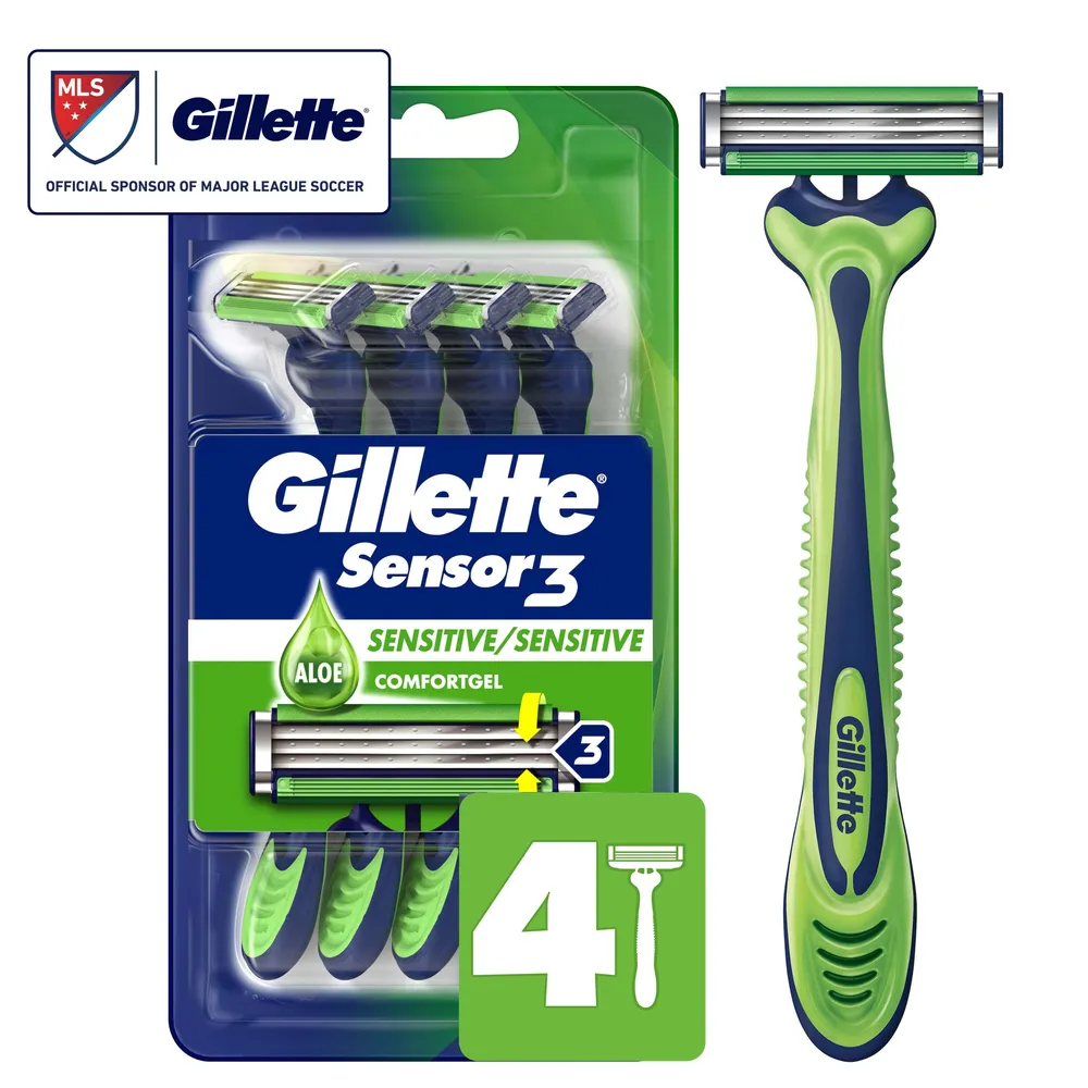 Free Gillette Sensor3 Sensitive Men's Disposable Razor From CVS