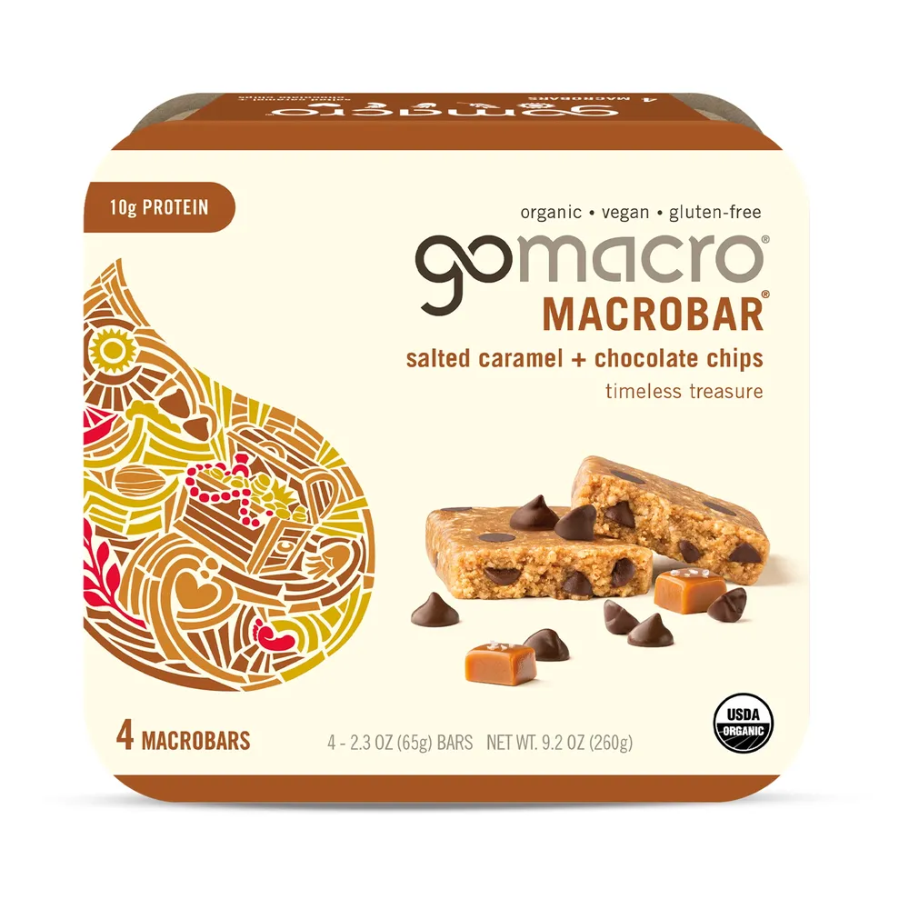 Free Gomacro Salted Caramel + Chocolate Chips Macrobar Multipack From Sampoll