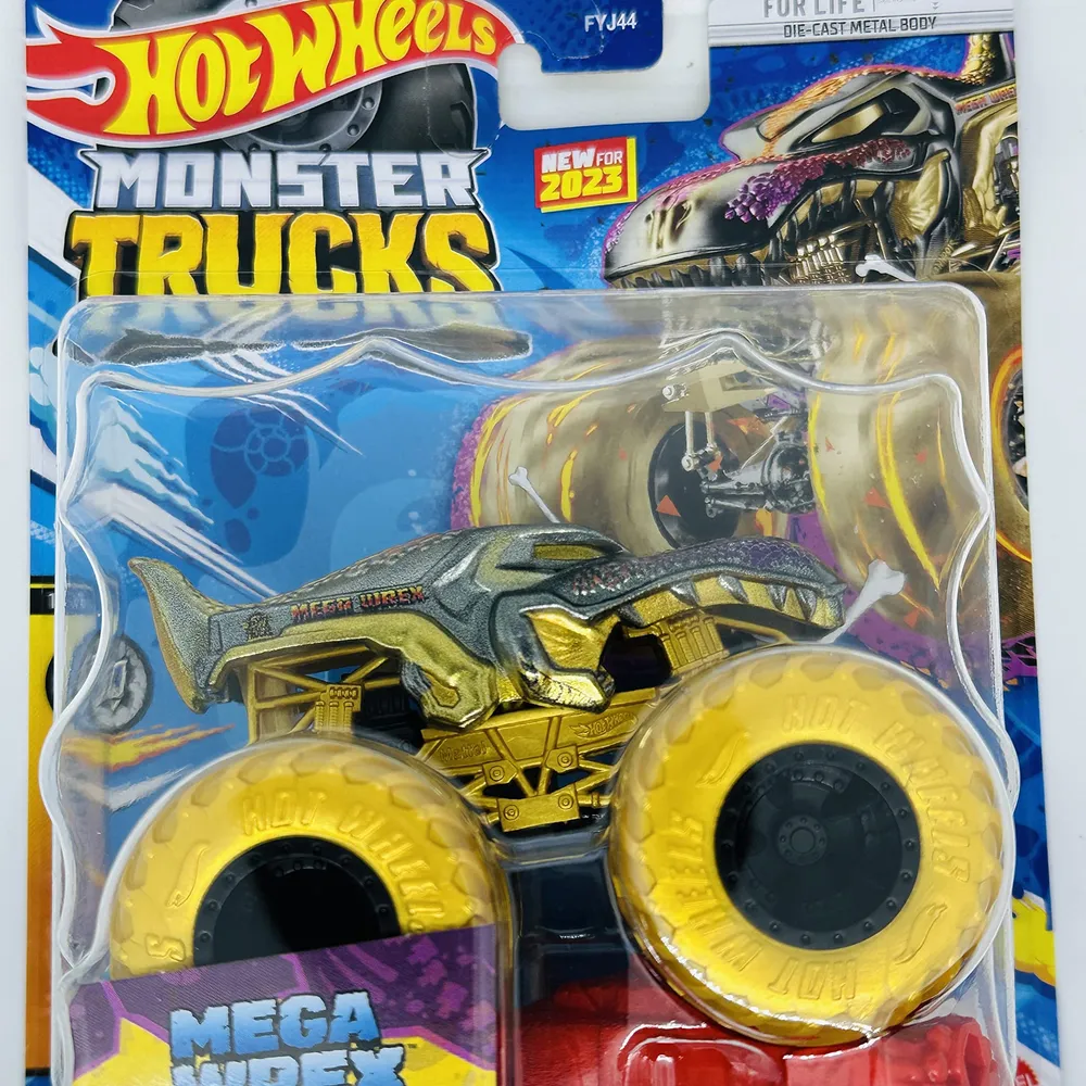 Free Hot Wheels Gold Mega Wrex Monster Truck