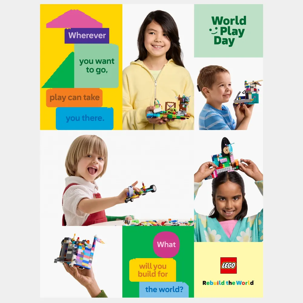 Free LEGO World Play Day Planet Build Experience