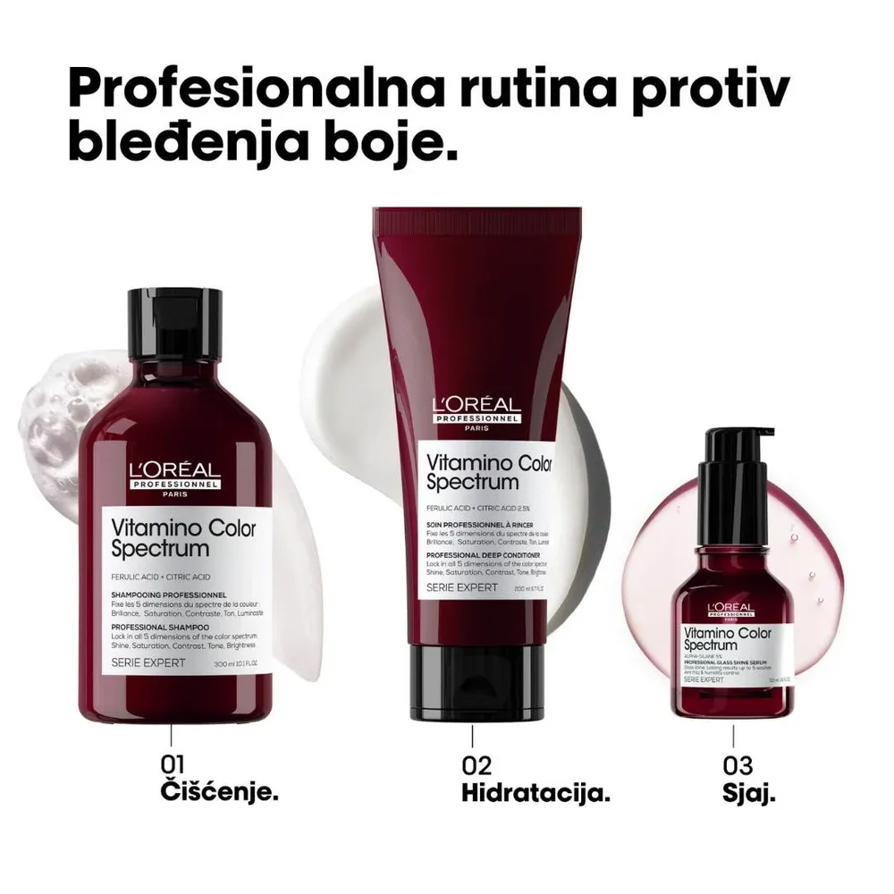 Free Loreal Professionnel Vitamino Color Spectrum Glass Shine Serum Sample