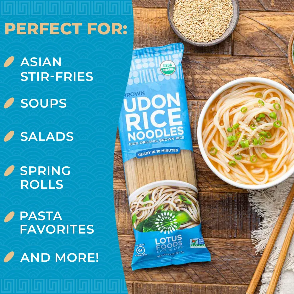 Free Lotus Foods Organic Udon Rice Noodles From Social Nature