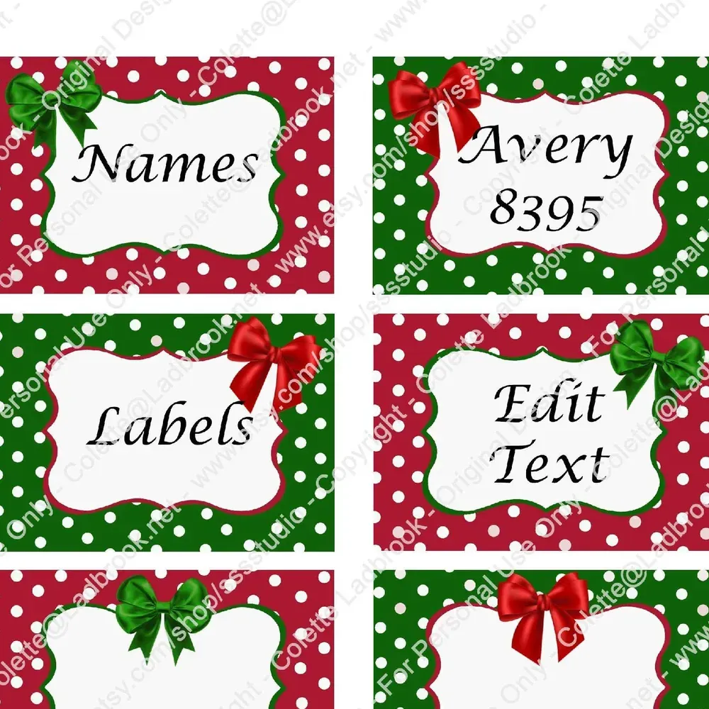Free Makers Mark Custom Holiday Label