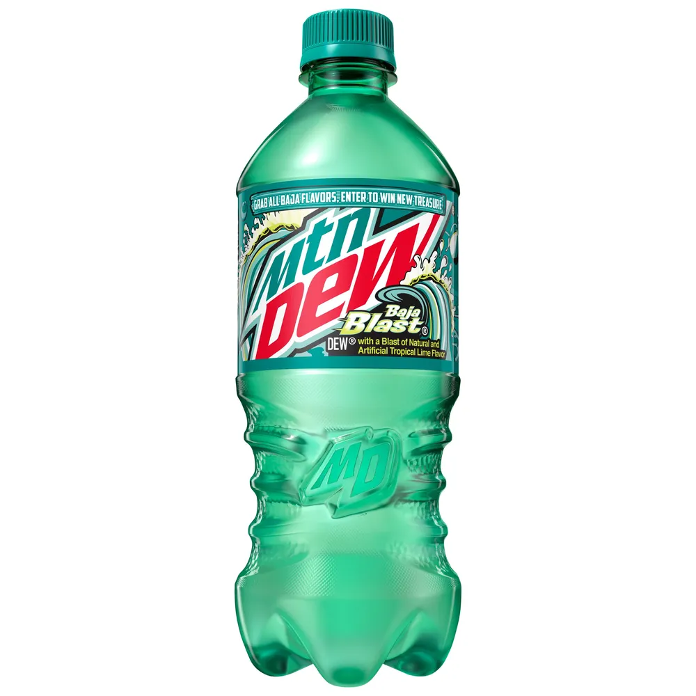 Free Mountain Dew Baja Blast And Purple Thunder