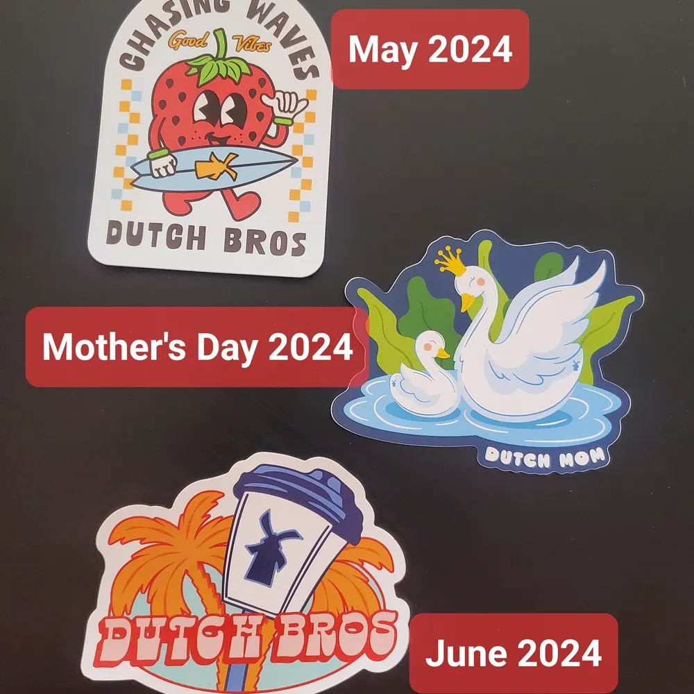 Free Mystery Sticker From Dutch Bros Coffee