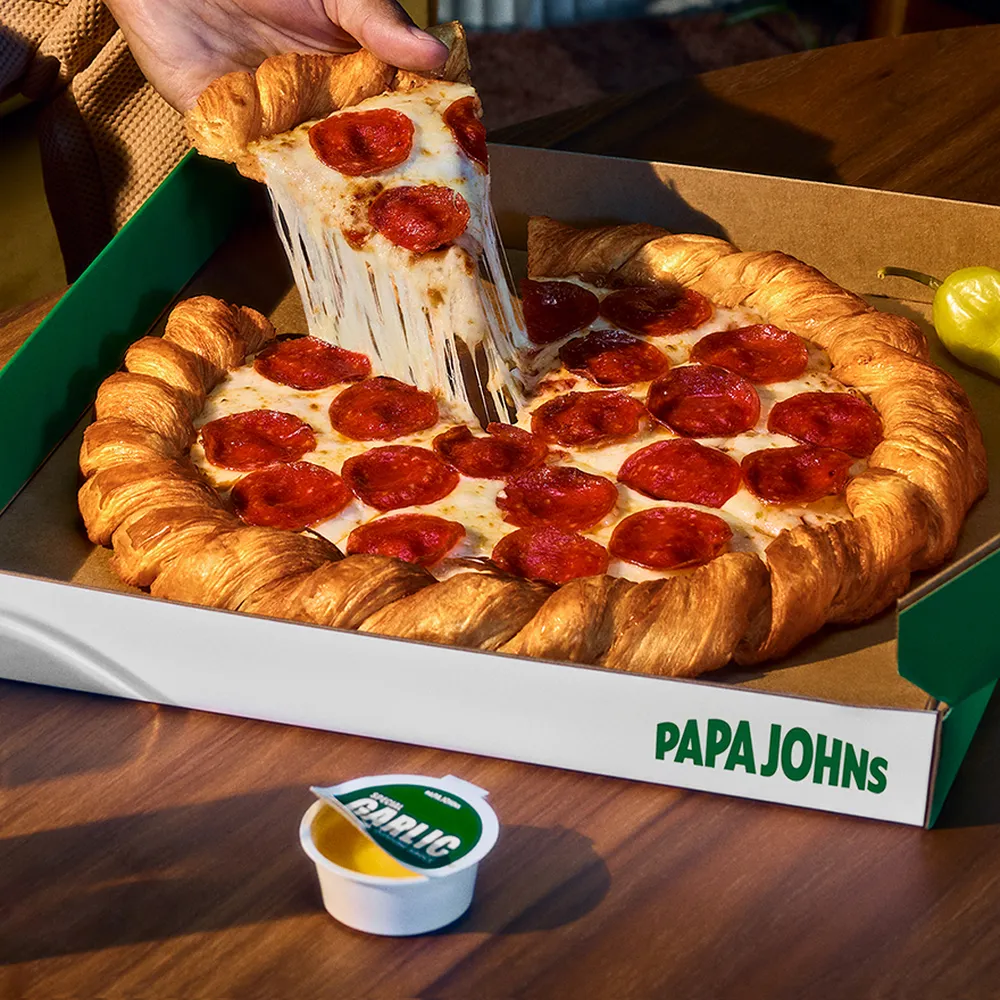 Free Papa Johns Croissant Pizza