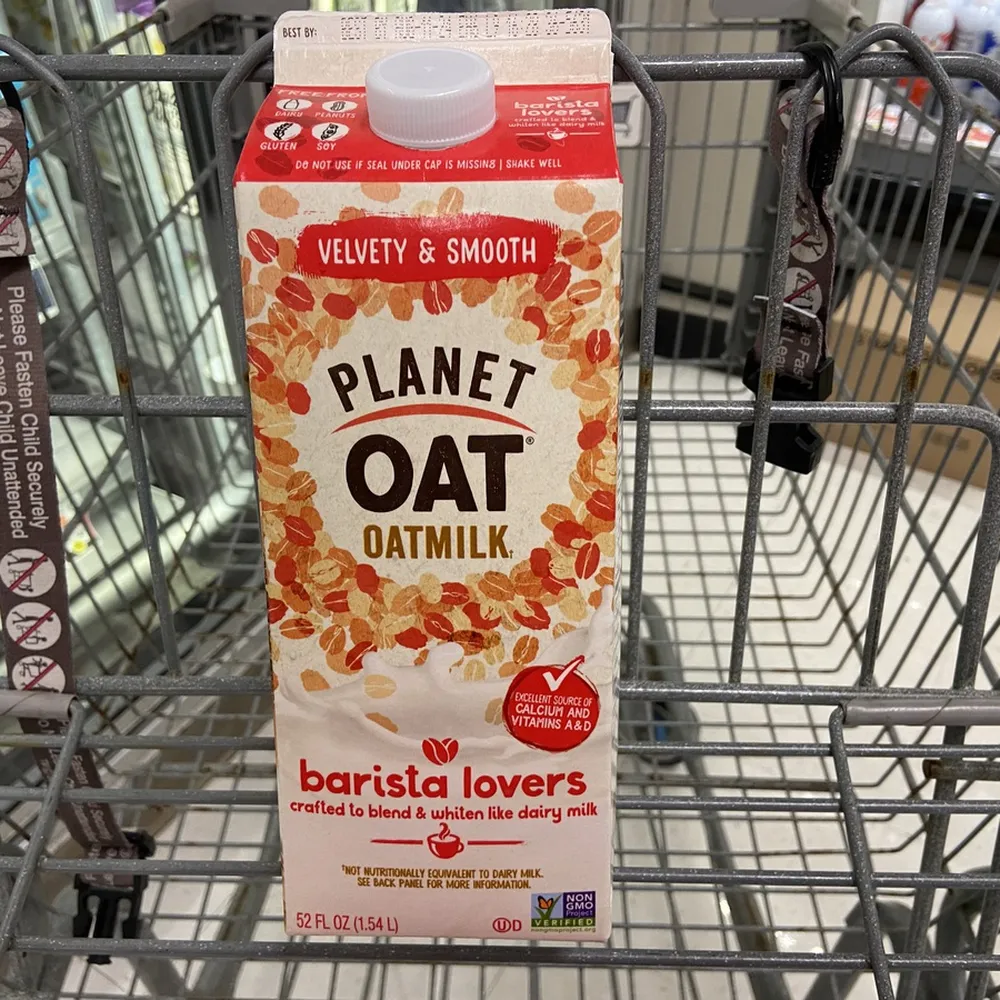 Free Planet Oat Barista Lovers