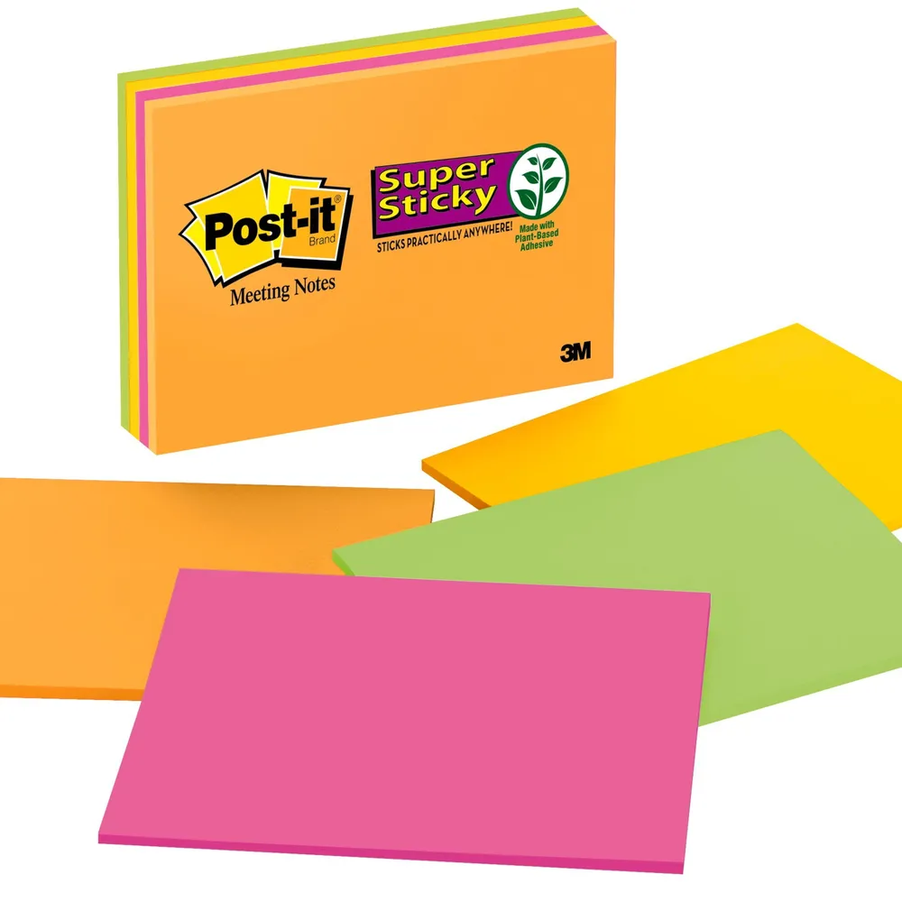 Free Post-it Super Sticky Notes 8 Pack From Staples