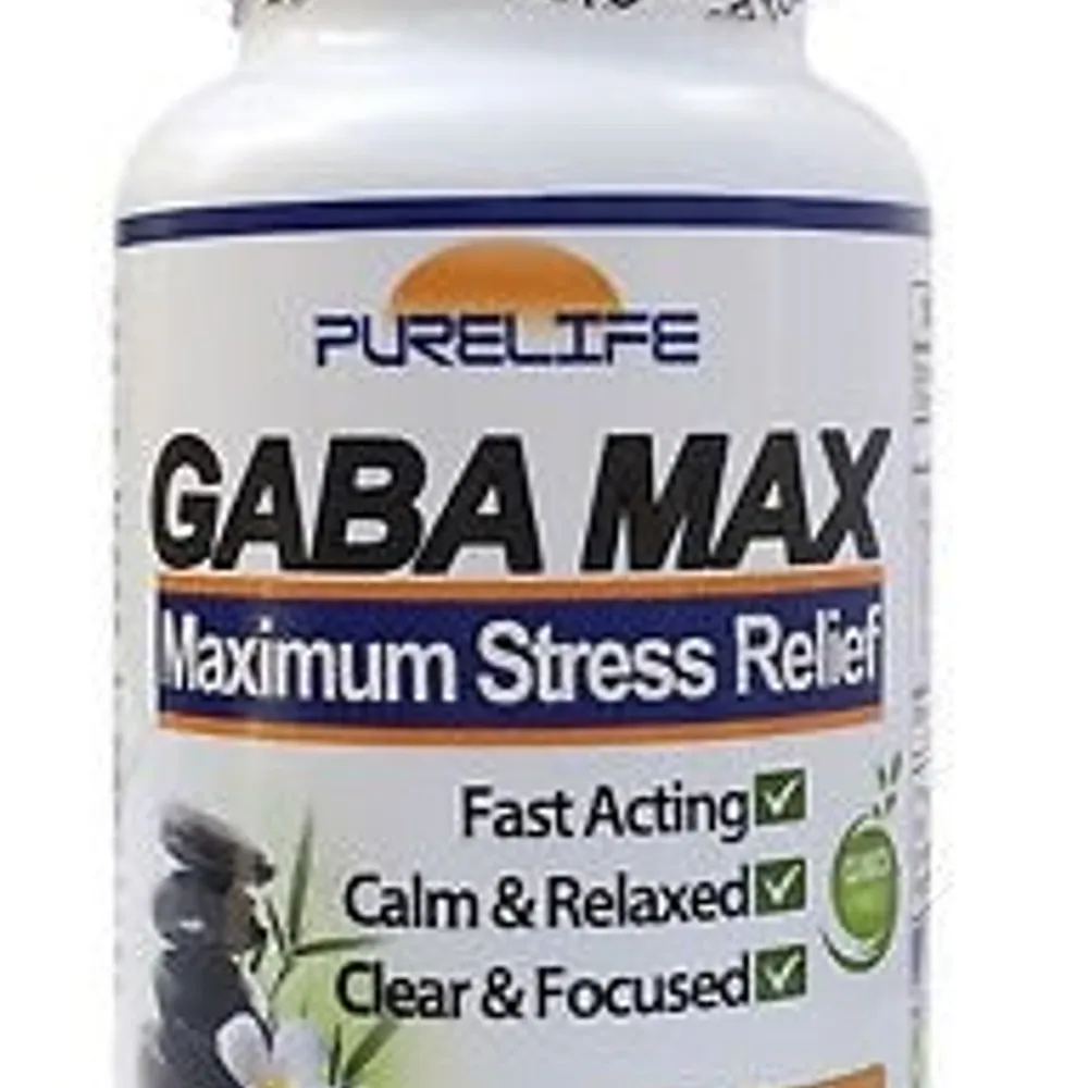Free Purelife GABA MAX Stress And Anxiety Relief Supplement