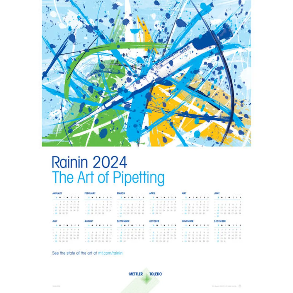 Free Rainin The Art Of Pipetting Calendar