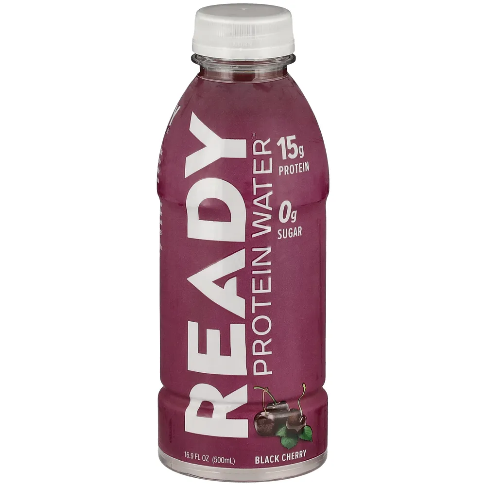 Free Ready Protein Water In Black Cherry