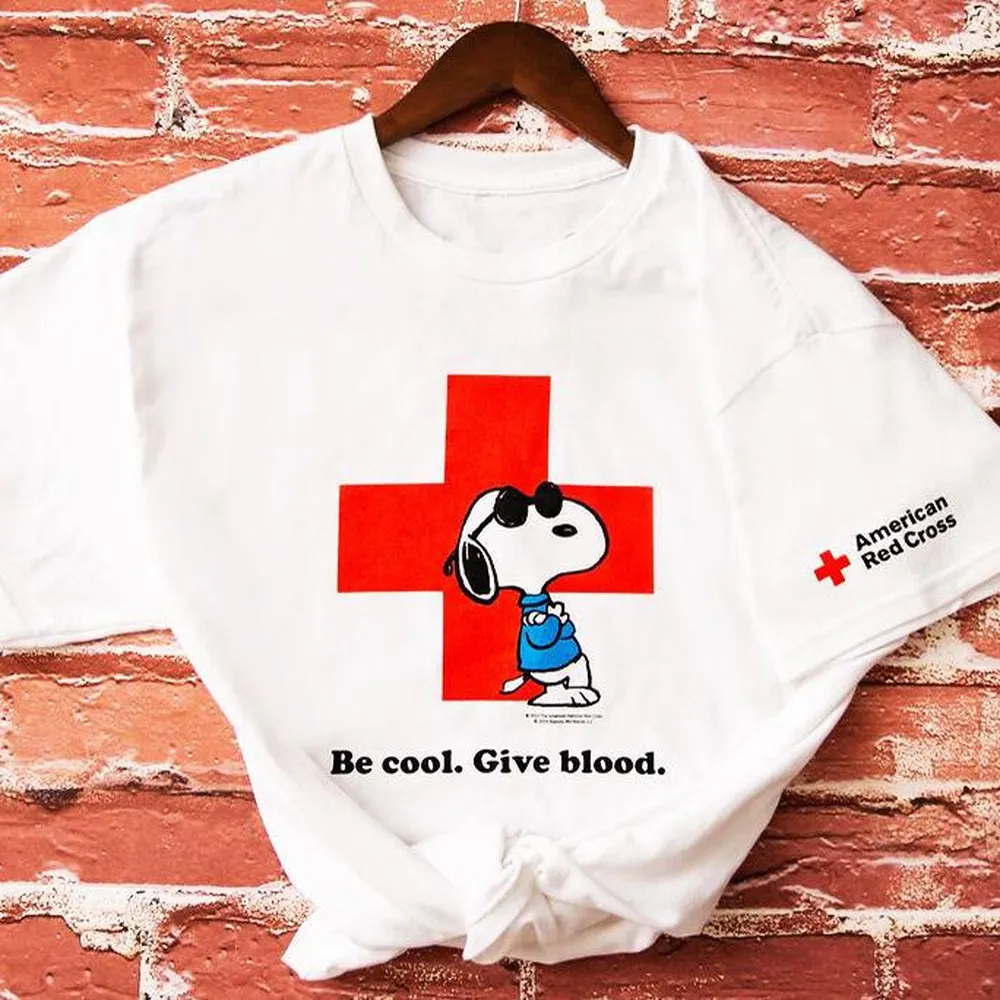 Free Red Cross X PEANUTS T-shirt