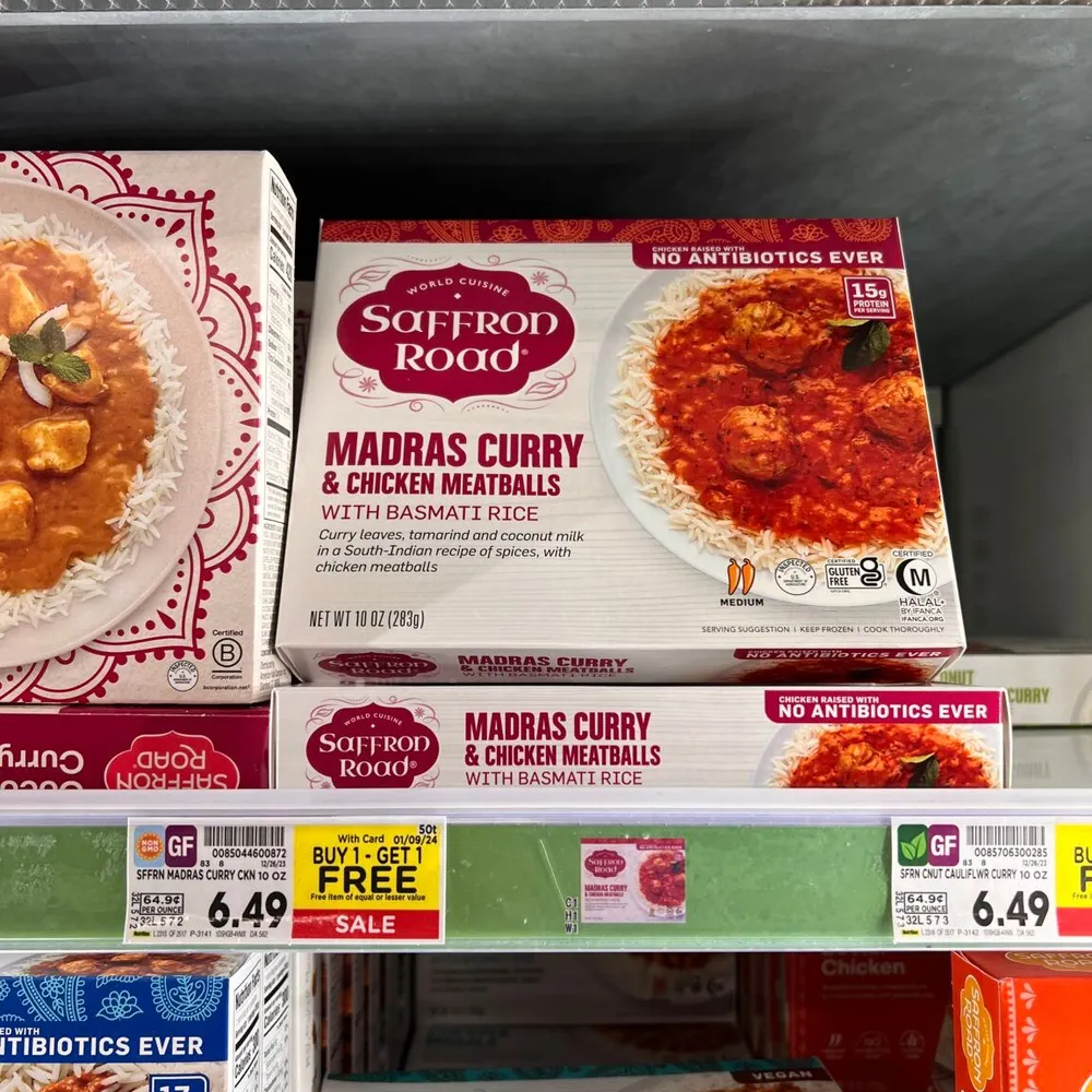 Free Saffron Road Frozen Meals