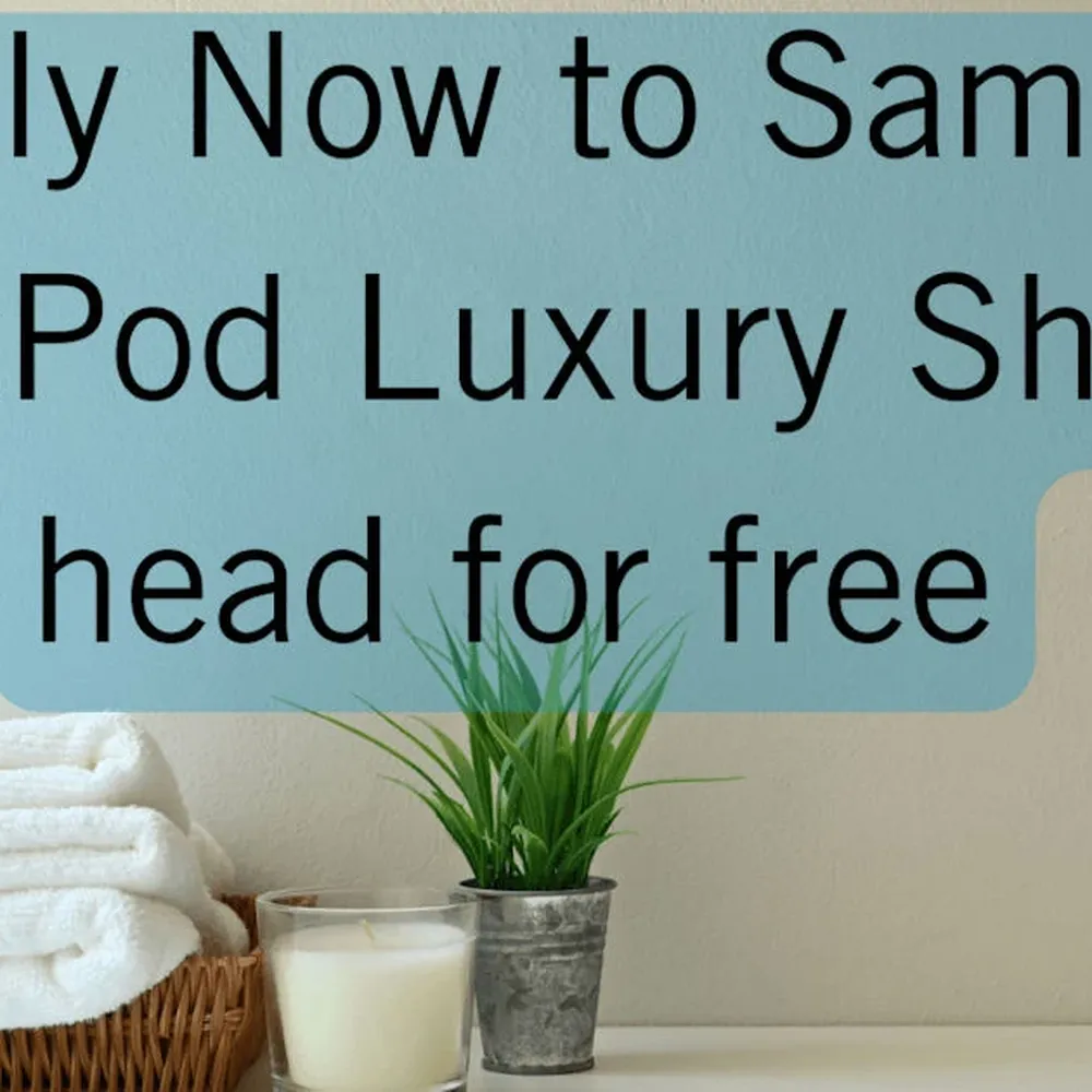Free Sparkpod Shower Head