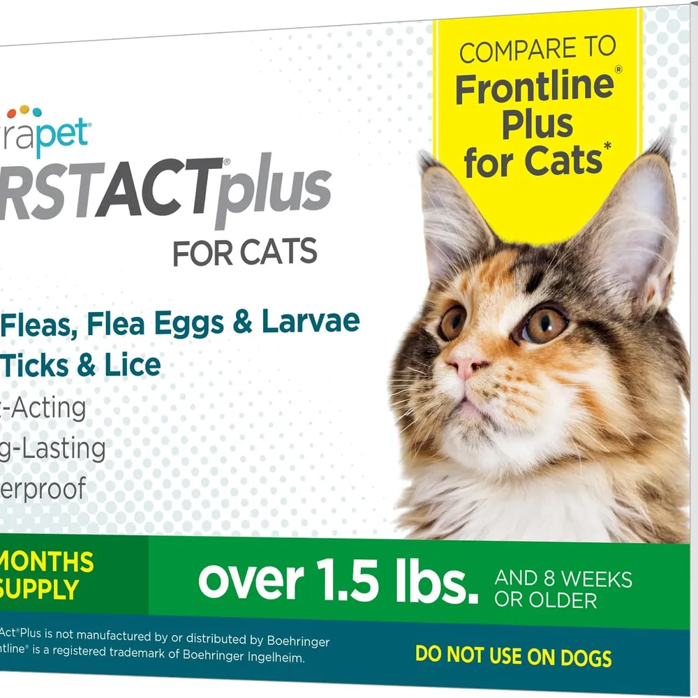 Free Tevrapet Firstact Plus Flea & Tick Drops For Cats
