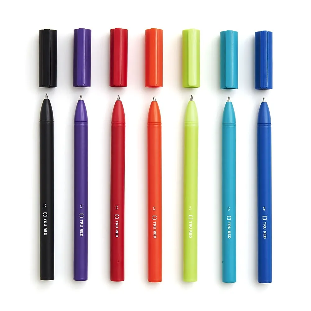 Free TRU RED 12-pack Stick Pens At Staples