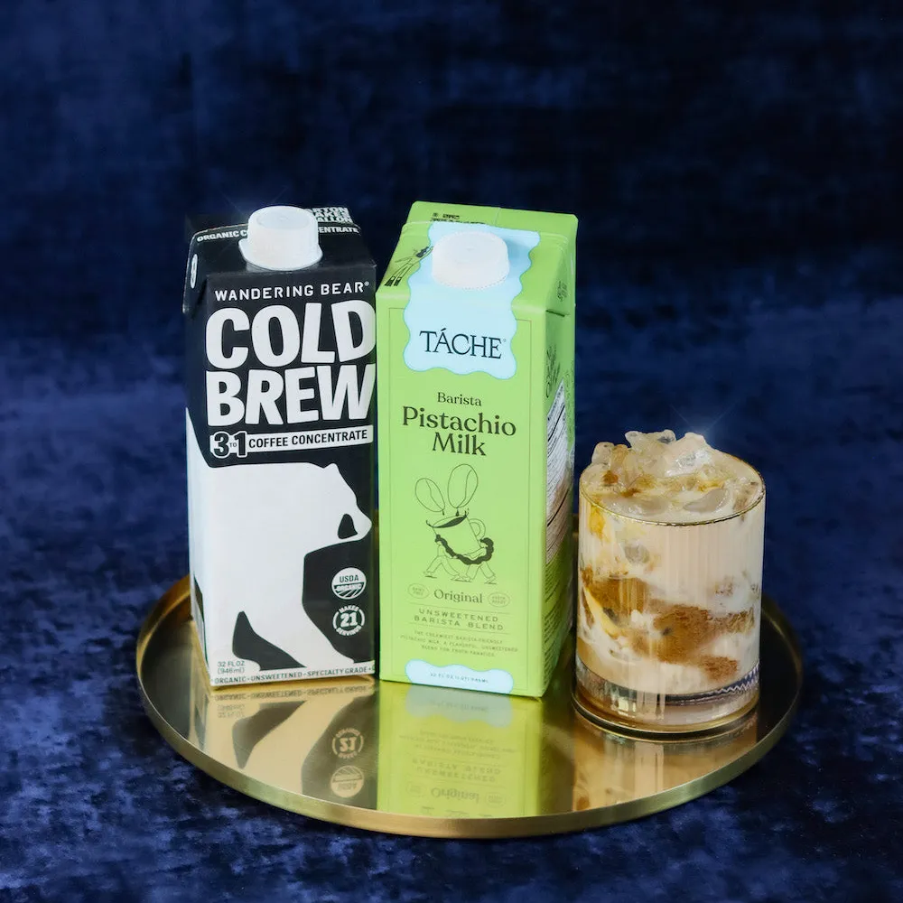 Free Wandering Bear Cold Brew Latte